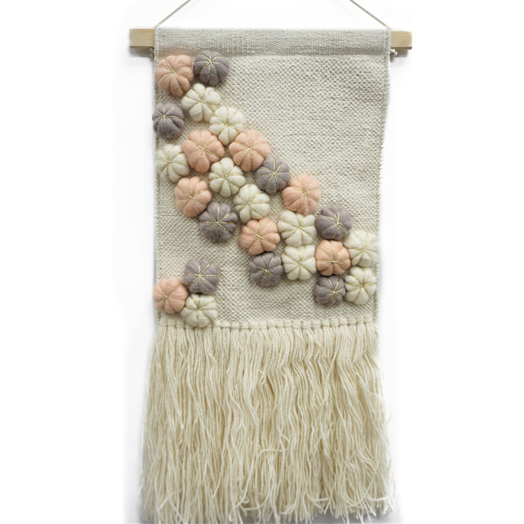 Union Rustic Wool Wall Hanging with Hanging Accessories Included